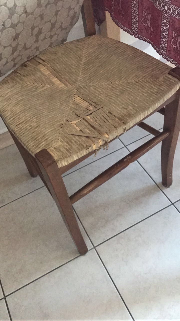 ремонт сиденья стула